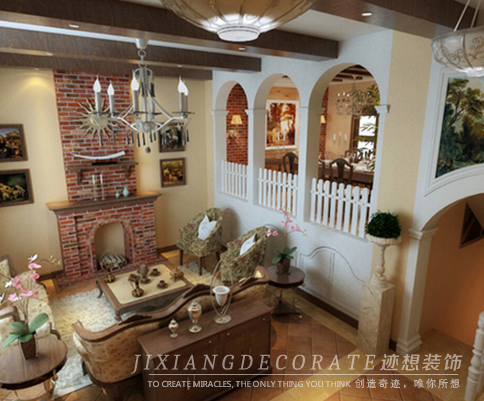 億達玖墅混搭風格裝修