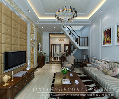 棋盤山別墅現代風格裝修