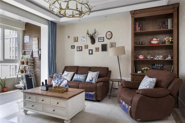 89平的美式風小戶型